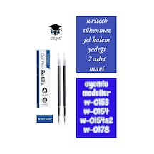 Writech Tükenmez Kalem Jel Yedeği 2 Adet Mavi Uyumlu Modeller W-0153 W-0154 W-0154a2 W-0178 Diğer