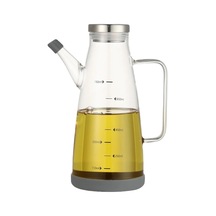 Mutfak Baharat Kabı İçin Kilitli Tazelik Dökme Borulu Yağsız Cam Şeffaf