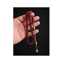 Erkek Hediyelik Sıkma Kehribar Tesbih Özel Tasarım Püskül Usta İşçilik Kırmızı - 893657139 Kırmızı - 893657139 Kırmızı