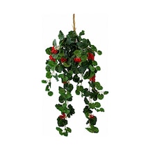 Yapay Sarmaşık Sardunya Sarkıt Kırmızı 105 Cm