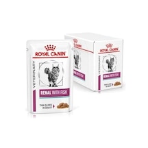 Royal Canin Renal Fish Balıklı Kedi Yaş Maması 85 Gr X 12 Adet Böbrek Destekli Yaş Diyet