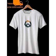 Overwatch Sembol Baskılı Tişört Tshirt Ücretsiz Kargo