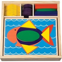 Melissa&Doug Ahşap Oyuncak Şekil Bulmaca