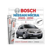 Nissan Micra Muz Silecek Takımı 2005-2010 Bosch Aeroeco N11.4004