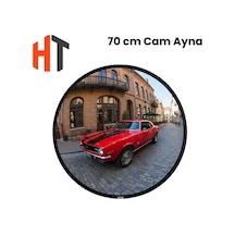 Cam Trafik Güvenlik Aynası 70 Cm, Tümsek Ayna, Otopark Aynası