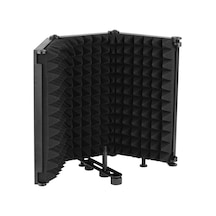 Ruicoo 3-panel Mikrofon Gürültü Engelleyici: Çok Katmanlı Ses Emici, Çevreleyici, Tahta/stant Uyumlu, Taşınabilir, Mikrofon Ve Stant Hariç