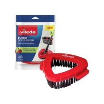 Vileda Turbo Scrub Brush Yedek Fırça Başlığı, Turbo İle Uyumlu, Zorlu Lekeler İçin 8'li Paket