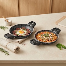 Kitchen Black Force İkili Sahan Seti - Siyah - 18 Cm + 20 Cm Renkli Kitchen Black Force İkili Sahan Seti - Siyah - 18 Cm + 20 Cm Renkli