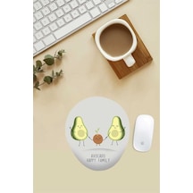 Avokado Family Desenli Bilek Destekli Mouse Pad Mousepad