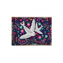 Bedeko Beyaz Kuşlar Model Mdf Tablo 25 Cm X 35 Cm