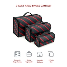 3 Adet Oto Bagaj Çantası Araba Bagaj Çantası Araç Içi Bagaj Organizer Oto Bagaj Düzenleyici 3 Adet Bagaj Çantası