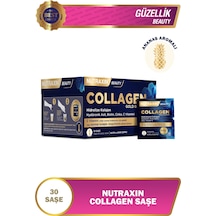 Nutraxin Collagen 30 Saşe 10.000 Mg Tip 1 Tip 3 Ananas Aromalı Hyalüronik Asit Çinko B5, B6, Biotin, Selenyum