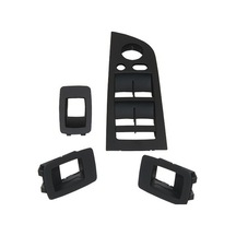 Bmw E90+lcı Set Siyah Cam Düğme Çerçeve 2005-2012