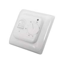 Mekanik Yerden Isıtma Termostatı - 230v, 16a, 5-40 C, Sensörlü, Kolay Kurulum