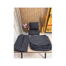 8 Adet ,minder Kılıfı , Bahçe Minderi Kılıfı , Balkon Minderi Kılıfı , Koruyucu Kılıf , Balkon Mobilyası , Bahçe Mobilyası Antrasit