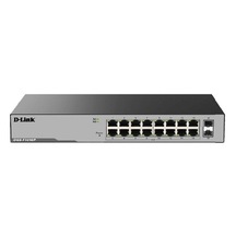 D-lınk Dgs-f1016p 16 Port Gıgabıt 2x1gb Sfp Yönetilemez 250w Poe Swıtch