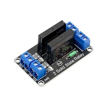 5v-2 Kanal Solid State Röle Kartı Geliştirme Kartlarıyla Uyumlu- Dirençli Sigorta Ile Arduino