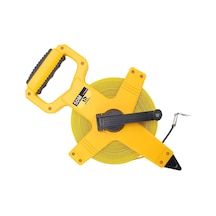 Açık Makara Fiberglas Şerit Metre, 165 Ayak Mezurası, Mühendisler, Dış Mekan, Atletik Alanlar İçin İnç/metrik 0 - 300 MM