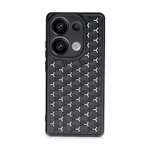 Xiaomi Redmi Note 13 Pro 5g Uyumlu Kılıf Petek Silikon Kapak - Siyah