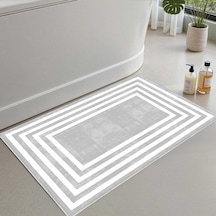Monnhein Banyo Paspası, Yumuşak Banyo Halısı, Kaymaz Dot Tabanlı, Su Emici, Makinede Yıkanabilir - 60 X 90 Cm Çok Renkli