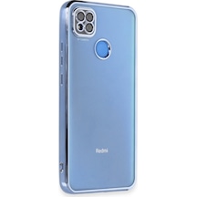 Newface Xiaomi Redmi 9c Kılıf Razer Lensli Silikon - Açık Mavi Açık Mavi