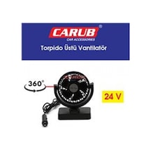 VANTİLATÖR 24V TORPİDO ÜSTÜ TEKLİ FAN AYARLI