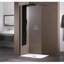 Sam Banyo Fırat Duş Paneli Black Style Siyah