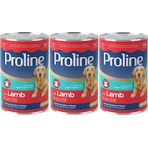 Pro Line Kuzu Etli Yetişkin Köpek Konservesi 3 x 400 G