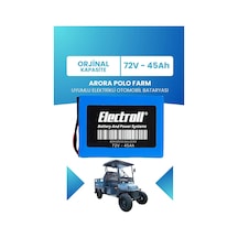 Arora Polo Farm Uyumlu Batarya Standart Kapasite Lifepo4 72v 45ah Elektrikli Otomobil Bataryası
