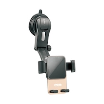 Go-des Gd-hd328 360 Derece Dönebilen Vakumlu Tasarım Araç İçi Telefon Tutucu Siyah
