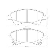 MGA 55268 Fren Balatası Ön Auris 07-12 Verso 08- Avensis 08-13