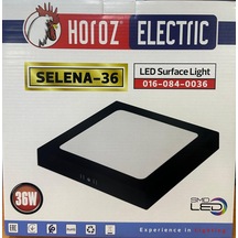 Horoz 36 Watt Siyah Kasa Kare 30x30 Led Panel Günışığı