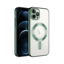 Apple İphone 14 Pro Max Kılıf Kross Magneticsafe Kapak - Koyu Yeşil 0.2M-Çok Renkli