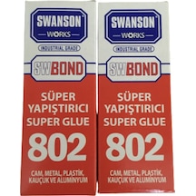 Swanson Works 802 Süper Yapıştırıcı 20 Gr 2 Adet