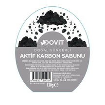 Dovit Aktif Karbon Doğal Süngerli Sabun 130 G
