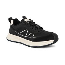 Guja 559 Erkek Kilitli Stoper Bağcıklı Koruyucu Burunlu Kalın Dişli Taban Spor Outdoor Sneaker Ayakkabı 26k Siyah
