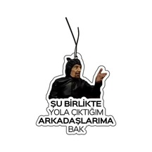 Eğlenceli Kolpaçino Sabri Abi Tasarımlı Dekoratif Oto Kokusu Ve