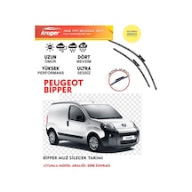 Peugeot Bipper Ön Muz Silecek Silgi Silgeç Takımı 2011 Model Araca Özel . Aparat