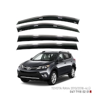 Toyota Uyumlu Rav 4 Kromlu Cam Rüzgarlığı Niken 2013-2018