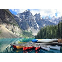 Nova 1000 Parça Moraine Gölü'Nde Kanolar Puzzle