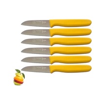Sürbisa 6 Adet Sarı 61007 Meyve Bıçağı Boy 7.5 CM