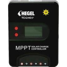 Hegel - İnges 40 Amper Mppt Solar Şarj Kontrol Cihazı - 12 / 24 Volt Akü Şarj Regülatörü - Kesici