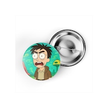 Eren Yeager - 44 Mm İğneli Çanta Rozeti - 5 Adet Diğer