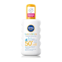 3 Adet Nivea Sun Çocuk Güneş Spreyi Hassas Koruma Spf 50+ 200 Ml