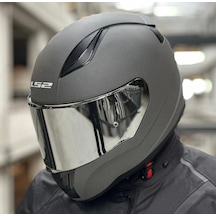 Ls2 Rapıd 2 Mat Concrete Full Face Motosiklet Kaskı Gri Camlı Gri