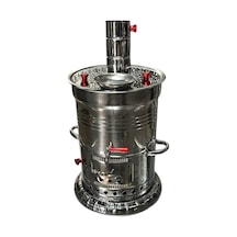 Odunlu Tek Musluklu Çelik Semaver 5 Lt -126