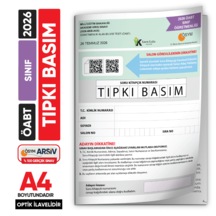 2026 Meb-ags Öabt Sınıf Öğretmenliği Ösym Tıpkı Basım Kitapçığı Türkiye Geneli Deneme