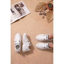 Elit Asens4338 Erkek Klasik Sneaker Beyaz - Siyah