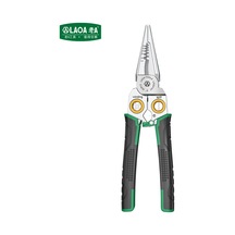 Cbtx Laoa La324107 7'si 1 Arada Kablo Sıyırıcı Elektrikçi Pensesi