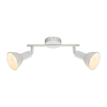 Rsylight Retro Metal Beyaz 2 Li 180 Derece Hareketli Led Spot Avize Günışığı Ampullü Beyaz